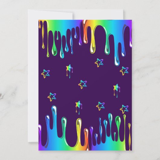 スライム誕生日 招待状 (裏面)