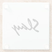 スライモダントレンディー ガラスコースター (裏面)