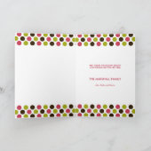 スライリング・オール・ザ・ウェイ・ホリデー・フォトカード シーズンカード (内部)