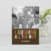 スライリング・オール・ザ・ウェイ・ホリデー・フォトカード シーズンカード (スタンド正面)