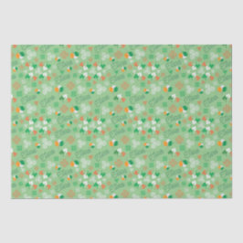 スラインテアイリッシュサンパトリックの日グリーンパターン 薄葉紙