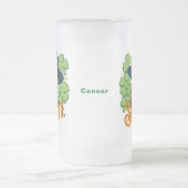 スラインテアイリッシュトーストセントパトリックパーソナライズされたの日 フロストグラスビールジョッキ (中央)