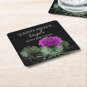 スラインテマスティスル誕生日 スクエアペーパーコースター (アングル)