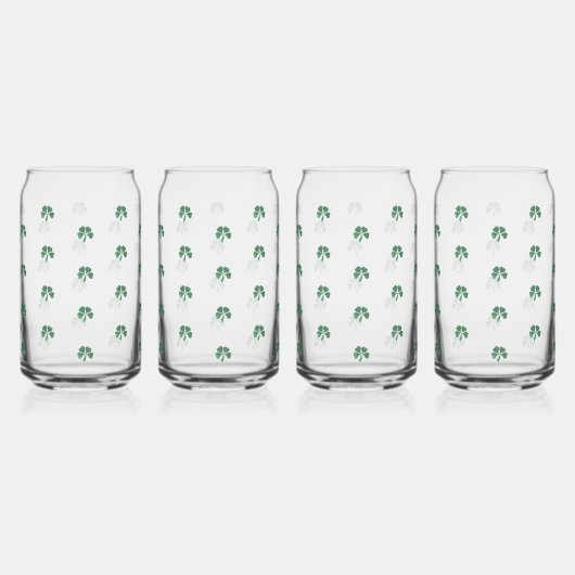 スラインテラッキーショットウォーターカラースタイルシャムロック ガラス缶 (裏面)