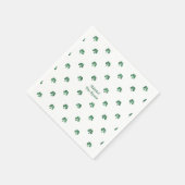 スラインテラッキーショットパインタリークローバーアイリッシュ結婚ズ スタンダードカクテルナプキン (角)