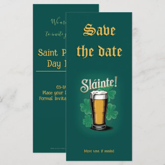 スラインテ！セントパトリックの日のビールのポイント・オン・グリーン