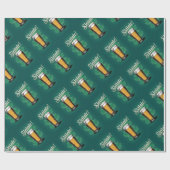スラインテ!セントパトリックの日のビールのポイント・オン・グリーン ラッピングペーパー (フラット)