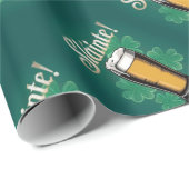 スラインテ!セントパトリックの日のビールのポイント・オン・グリーン ラッピングペーパー (ロールコーナー)