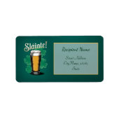 スラインテ！セントパトリックの日のビールのポイント・オン・グリーン ラベル (正面)