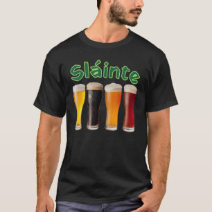 スラインテ・セントパトリックの日ビールドおもしろいリンカーアイルランド Tシャツ