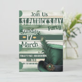 スラインテ&ハッピーセントパトリックの日パーティー 招待状 (スタンド正面)