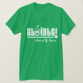 スラインテ。応援とビール聖パトリックの日 Tシャツ