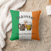 スラインテ！HAPPYST PATRICKS DAYマンガビール クッション (ブランケット)