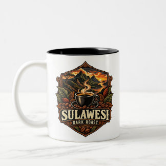 スラウェシ ダークロースト ヴィンテージ インドネシア コーヒーマグ ツートーンマグカップ