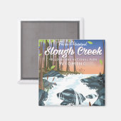 スラウクリークイエローストーン国立公園 マグネット (正面/裏面)