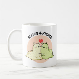 スラグとキスおもしろいスラグプン コーヒーマグカップ