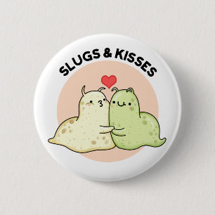 スラグとキスおもしろいスラグプン 缶バッジ
