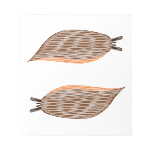 スラグメモ帳 ノートパッド (正面)