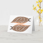 スラグ挨拶状 カード (黄色い花)