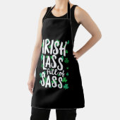 スラスで満ちたアイリッシュグラスSt patricks day エプロン (インサイチュ)