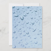 スラスリップまたは滑ることイド·プールの誕生日パーティー 招待状 (裏面)