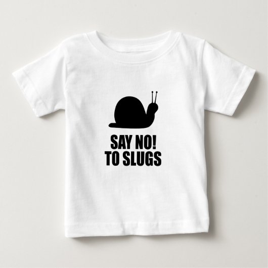 スラッおもしろいグ ベビーTシャツ (正面)