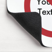 スラッカスタムシュ付き円 マウスパッド (コーナー)