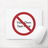 スラッカスタムシュ付き円 マウスパッド (マウス)