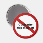 スラッカスタムシュ付き円 マグネット (正面/裏面)