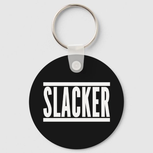 スラッカーおもしろい引用文 キーホルダー (正面)