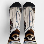 "スラッガースロース：プレートで遅く安定" ソックス (上部)