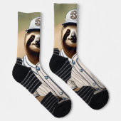 "スラッガースロース：プレートで遅く安定" ソックス (右)