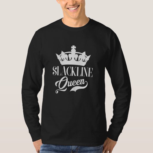 スラックラインクイーンスラックライン Tシャツ (正面)