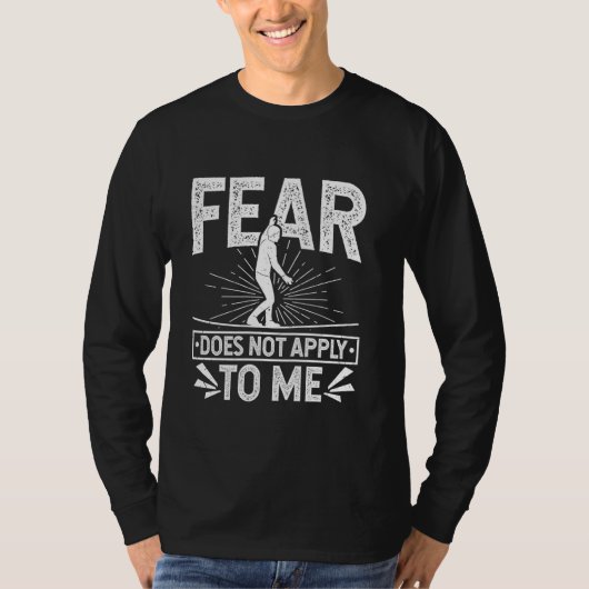 スラックラインZipline - Slackliner - Slacklining Tシャツ (正面)