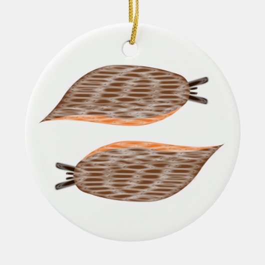 スラッグカスタムズIラブスラッグ セラミックオーナメント (正面)