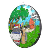 スラッグ交通警官おもしろい ダーツボード (正面右)