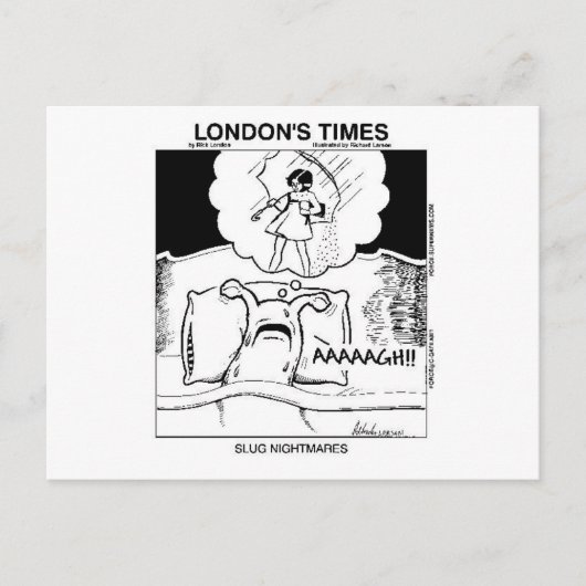 スラッグ悪夢はがき ポストカード (正面)