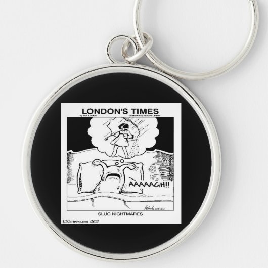 スラッグ悪夢 おもしろい キーホルダー (正面)
