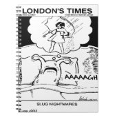 スラッグ悪夢 おもしろい ノートブック (正面)
