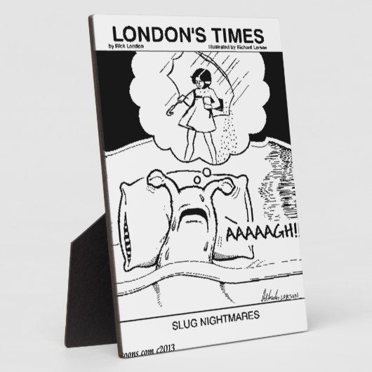 スラッグ悪夢 おもしろい フォトプラーク (側面)