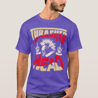 スラッシャーヘッド 滑稽な レトロ Tシャツ
