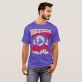 スラッシャーヘッド 滑稽な レトロ Tシャツ (正面フル)