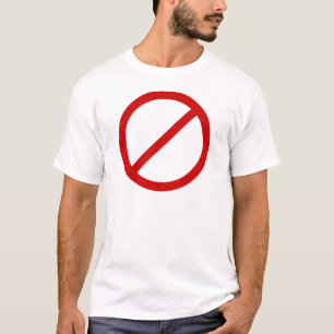 スラッシュのテンプレートの反テンプレートの円 Tシャツ