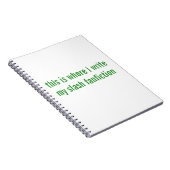 スラッシュのfanfiction ノートブック (右側)