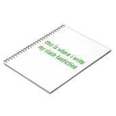 スラッシュのfanfiction ノートブック (左側)