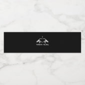 スラッシュスケルトンハンドクラシックハート ペットボトルラベル (シングルラベル)