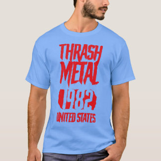 スラッシュメタル1982ヴィンテージ Tシャツ