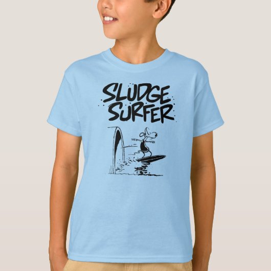 スラッジサーファーラットヤングサーファー Tシャツ (正面)