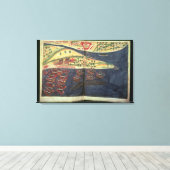 スラットの探査地図 キャンバスプリント (インサイチュ (ウッドフロア))