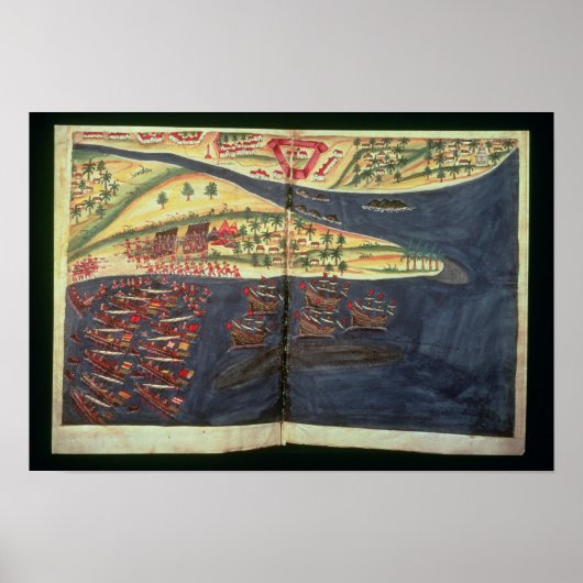 スラットの探査地図 ポスター (正面)